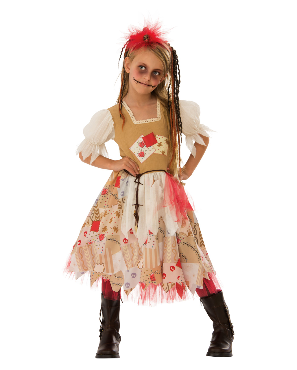 Voodoo Girl Kinderkostüm für Halloween L