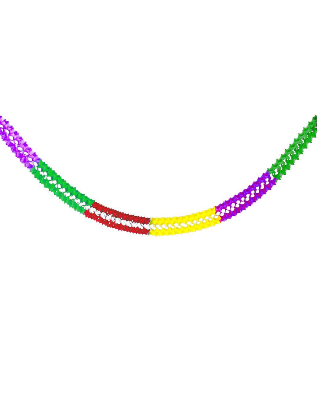 3 Wabengirlanden Stern 2m als Hängedekoration