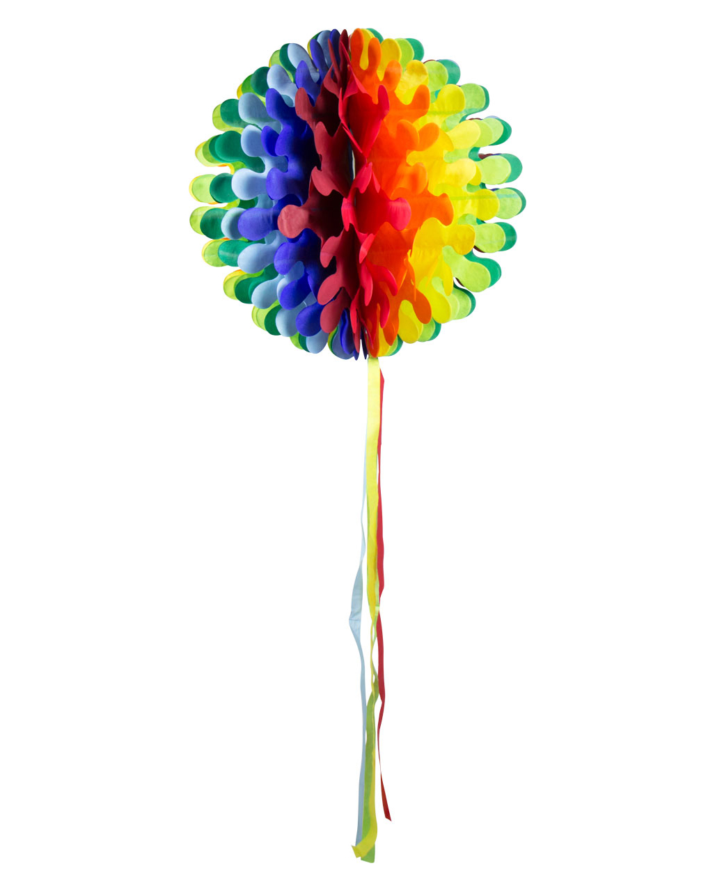 Wabenball Multicolor 30cm als Partydeko kaufen