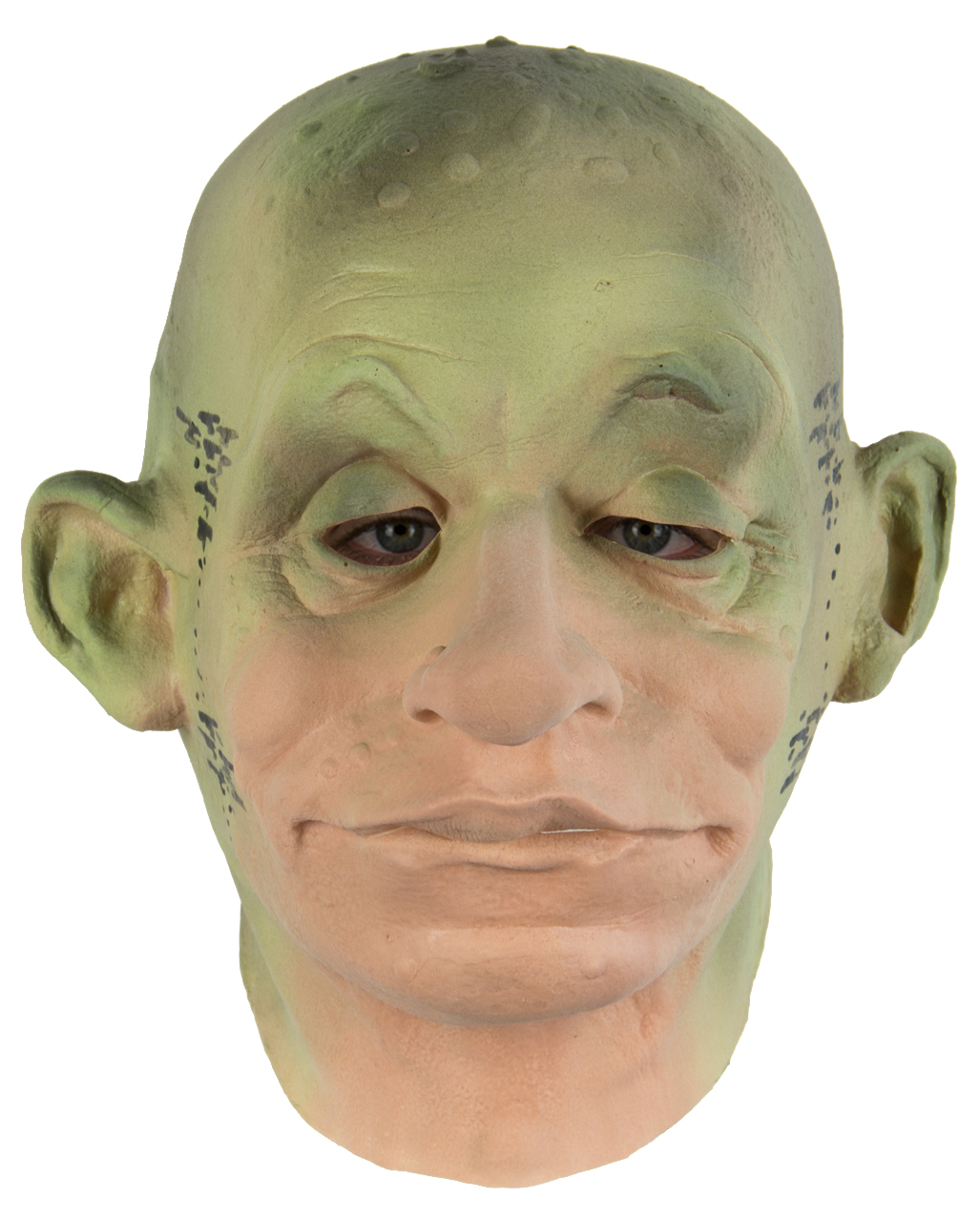 Wassermann Schaumlatexmaske   Alienmaske aus weichem Schaumlatex