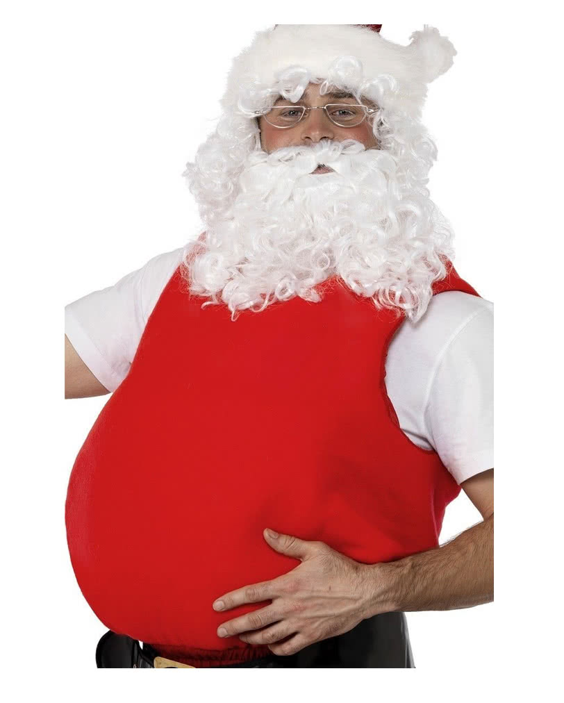 Weihnachtsmann Bauchpolster   Nikolaus Bauch als Kostümzubehör