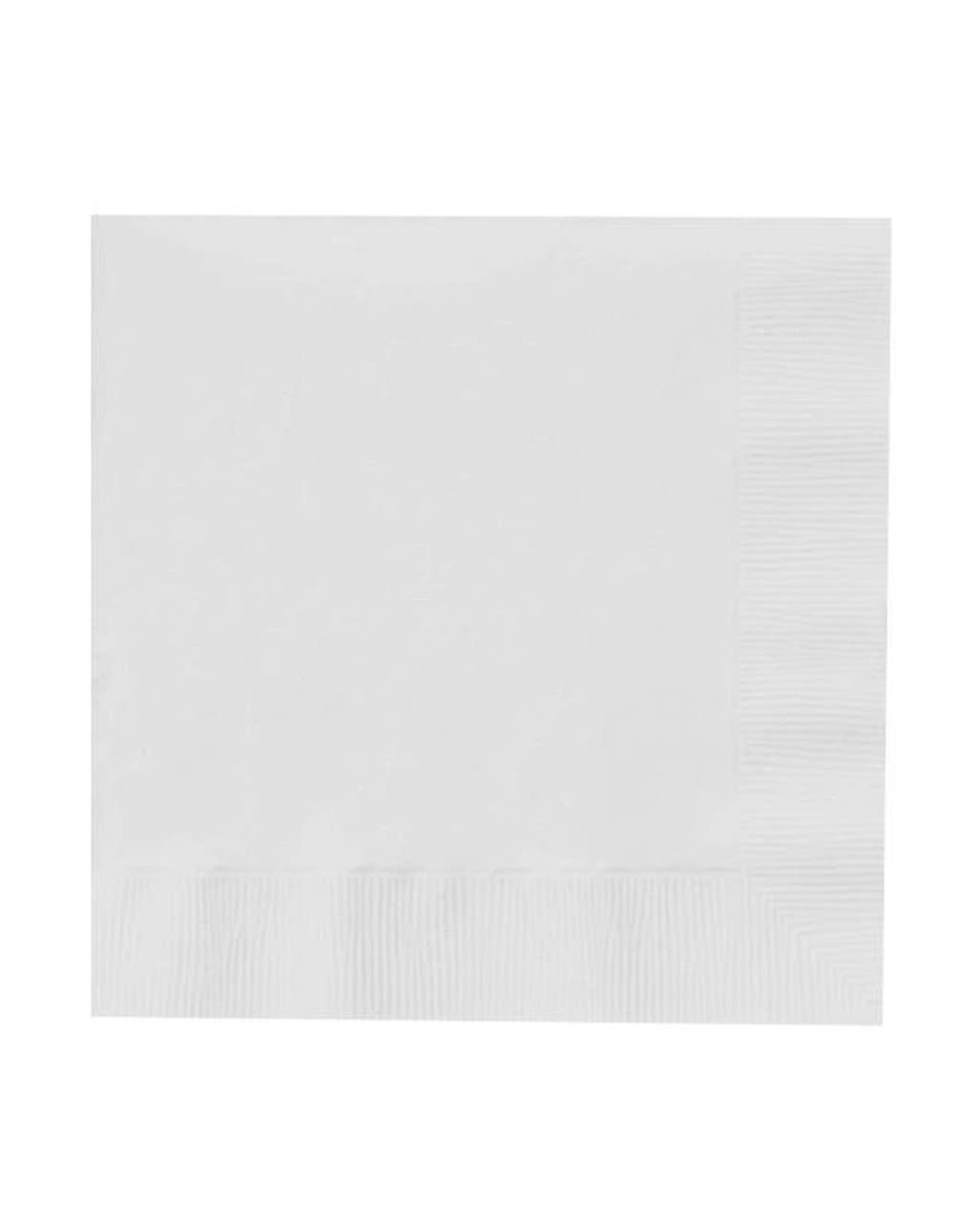 Weiße Servietten 20 St als Hochzeitsdekoration