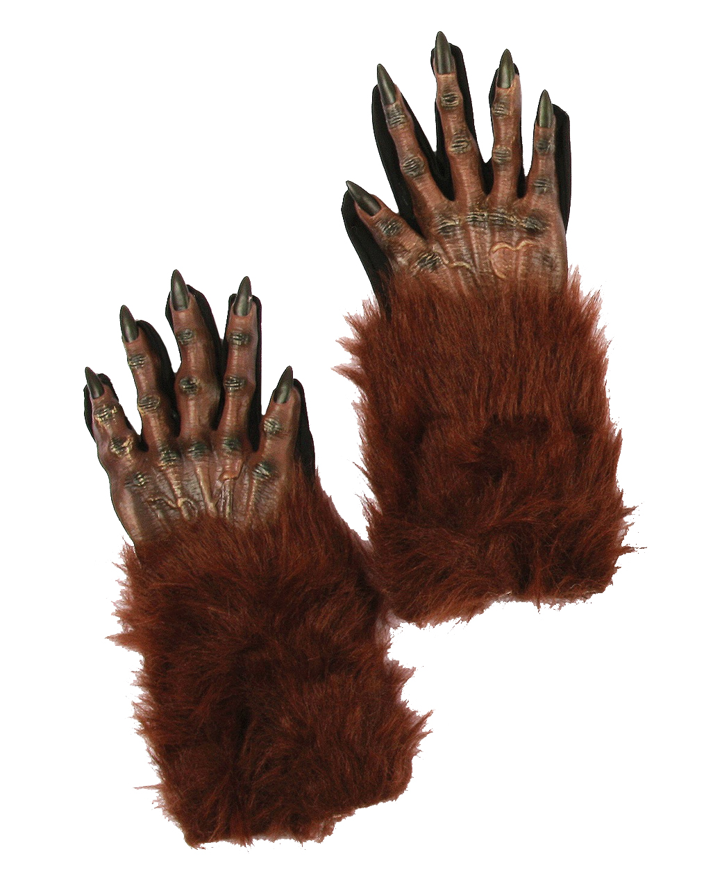 Werwolf Handschuhe Braun Werwolfhände