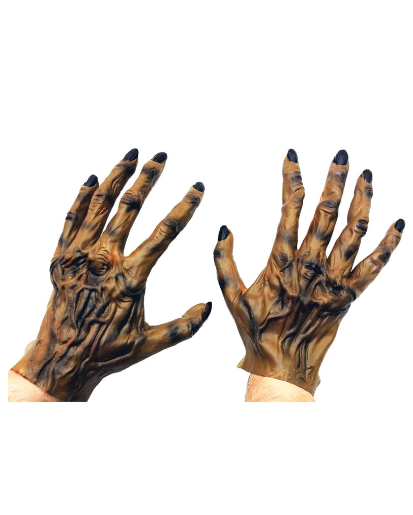 Werwolf Pranken Latex Werwolf Handschuhe für Halloween