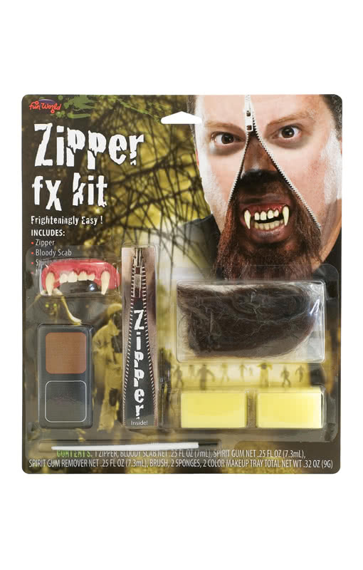 Werwolf Zipper FX Kit   Halloween Schminke online kaufen