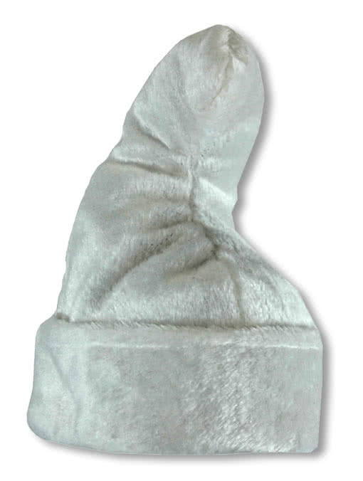 Wichtelmann Mütze weiß Deluxe Koboldmütze für Zwerge