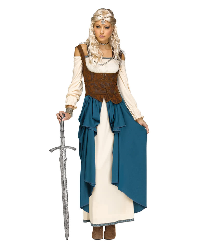 Wikinger Königin Kostüm Mittelalter Verkleidung M/L