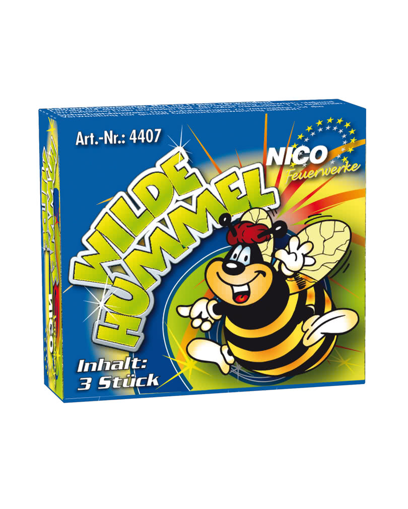 Wilde Hummel Bodenfeuerwirbel 3er Pack Bodenkreisel für Sylvester