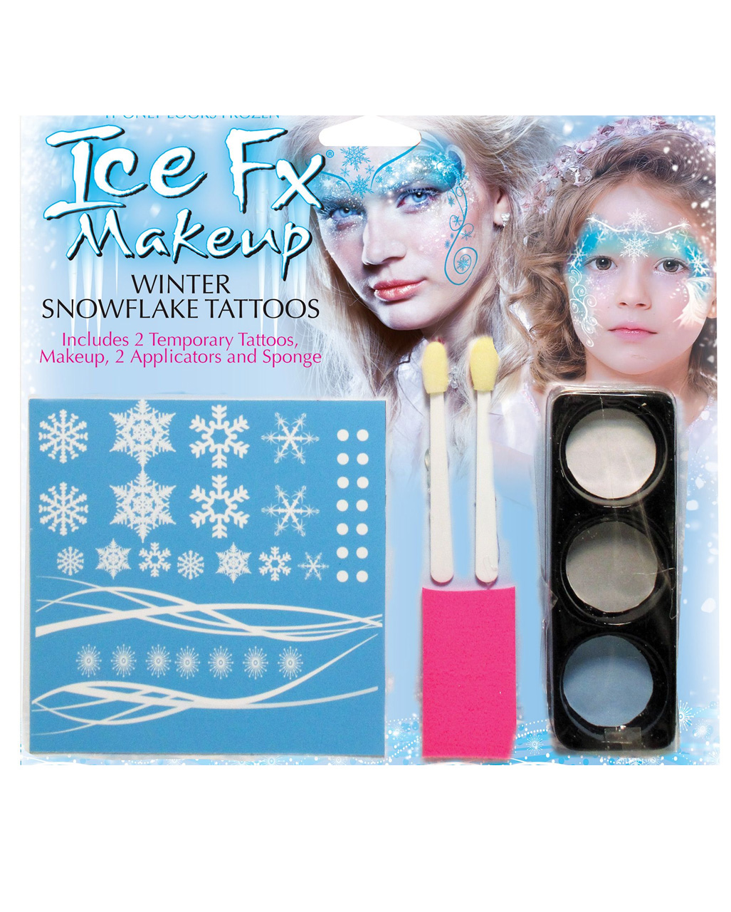 Winter Schneeflocken Make Up Kit als Make Up Zubehör