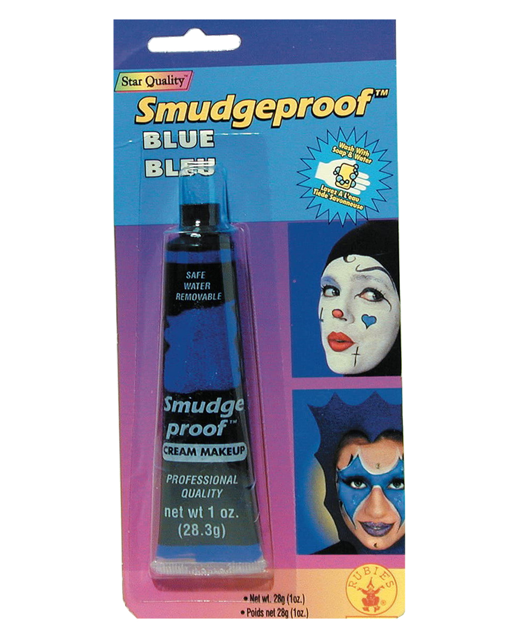 Wischfestes Creme Make Up Blau  Blaue Theaterschminke