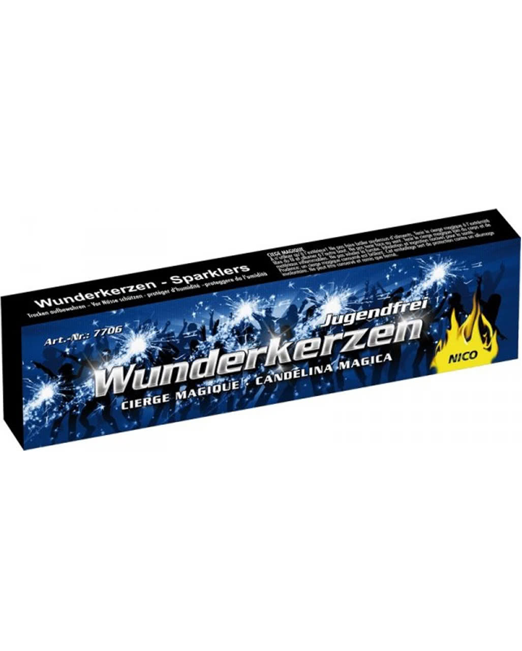 Wunderkerzen / Sternwerfer 40 St. jugendfreies Feuerwerk als Deko