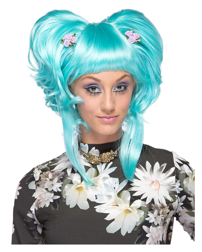 Damen Perücke Yuki hellblau    Cosplay Perücke  Manga Perücke