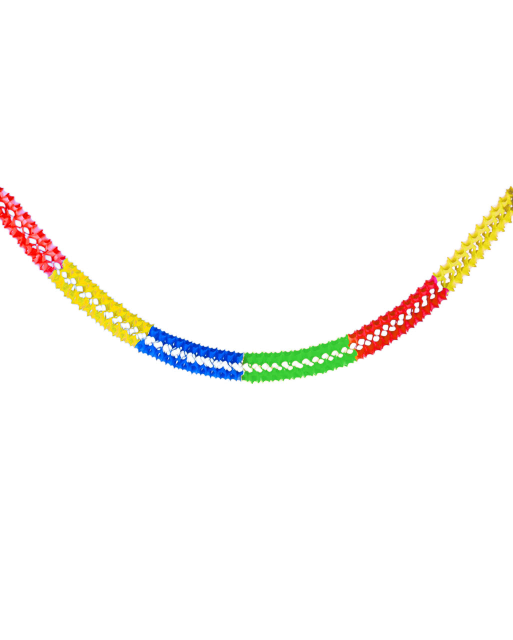 Zacken Girlande mini   Farbige Raumdekoration
