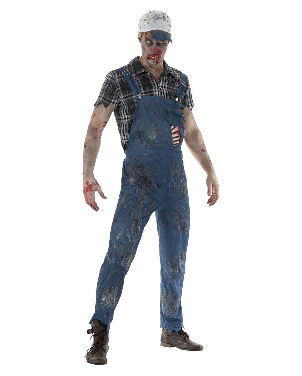 Zombie Farmer Kostüm für Halloween M