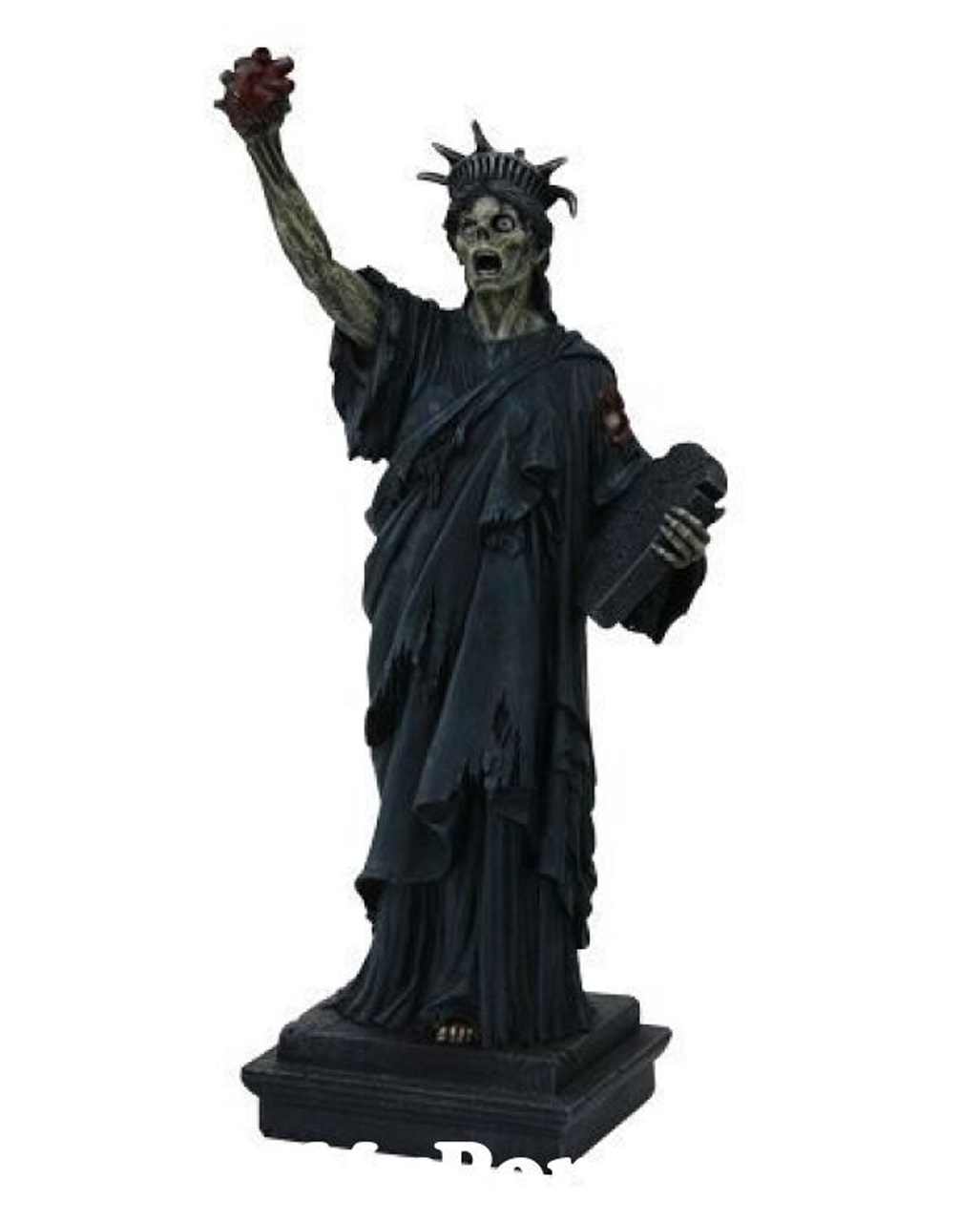 Zombie Freiheitsstatue 28cm Gothic Deko