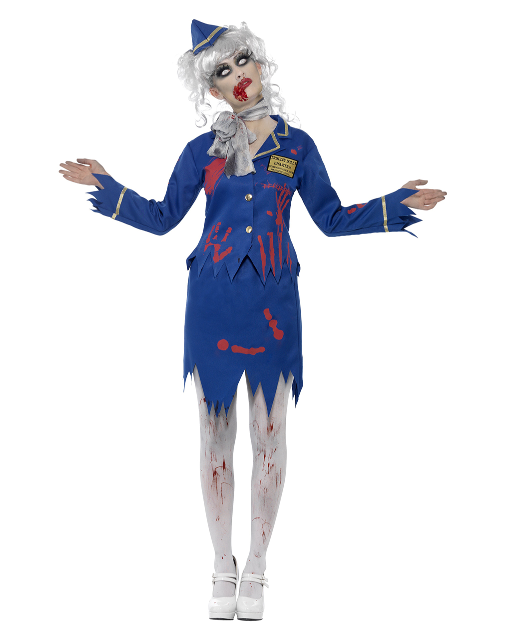 Zombie Stewardess Kostüm Halloween Kostüme kaufen M