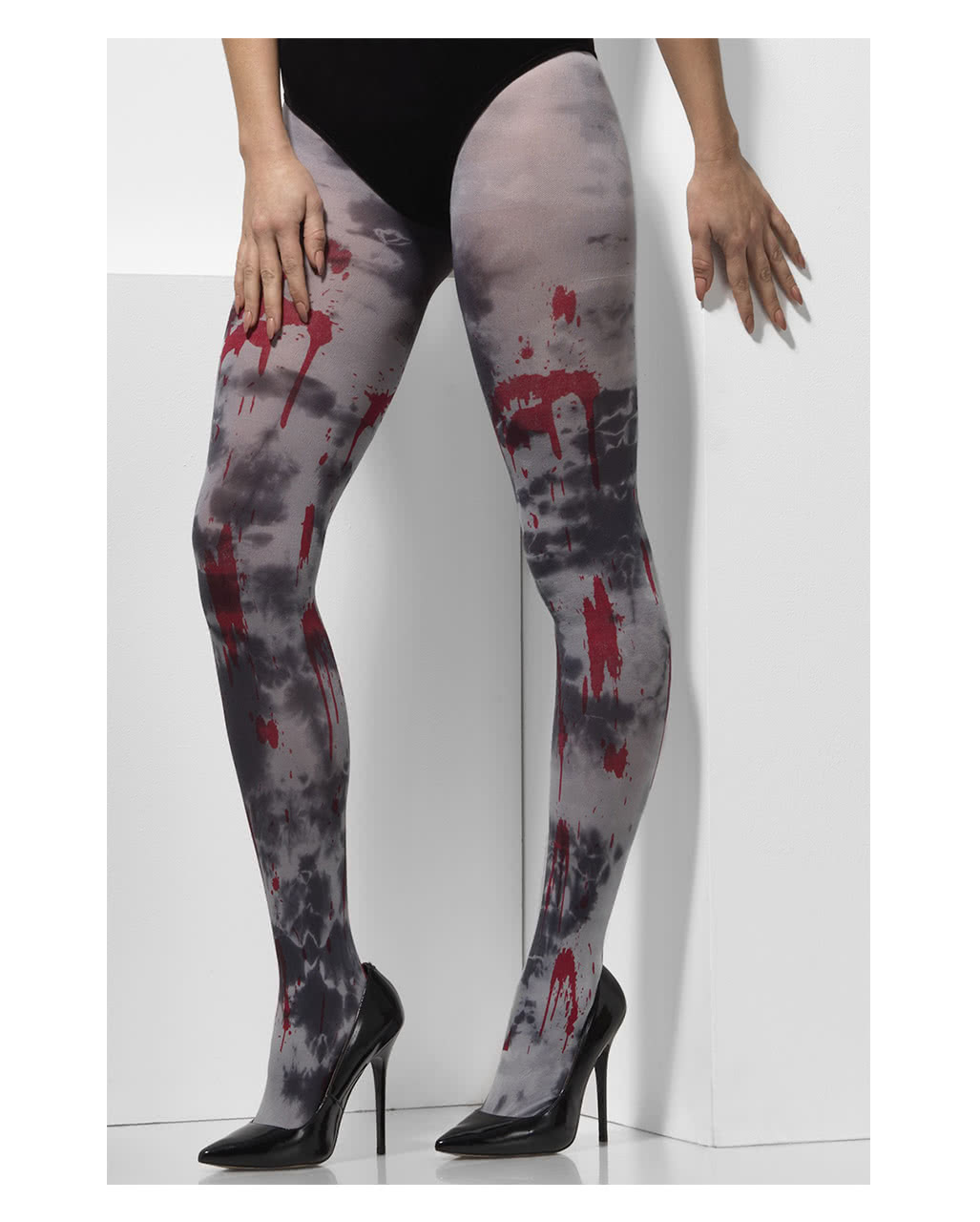 Zombie Strumpfhose mit Blut Für das Halloween Kostüm