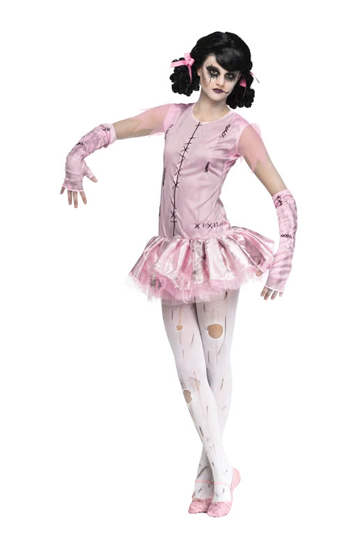 Zombie Ballerina Mädchenkostüm  Zombie Ballett Kostüm L
