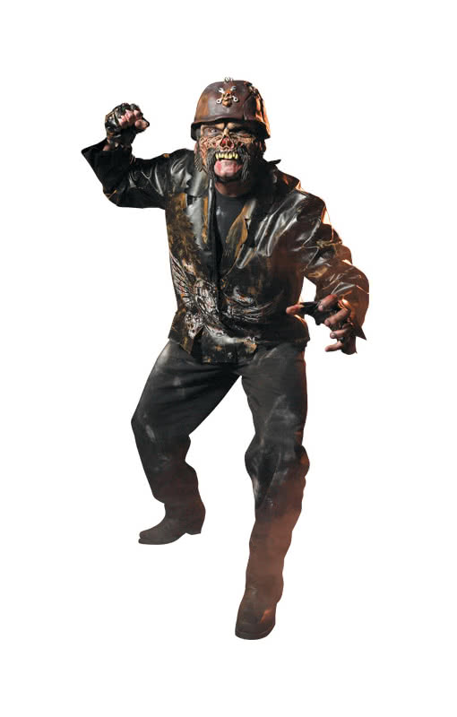 Zombie Biker Kostüm   Motorradfahrer Kostüm