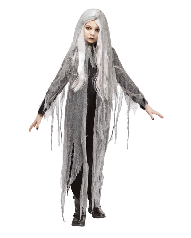 Zombie Geist Kinderkostüm   Gespenster Zombie Mädchenkleid  M