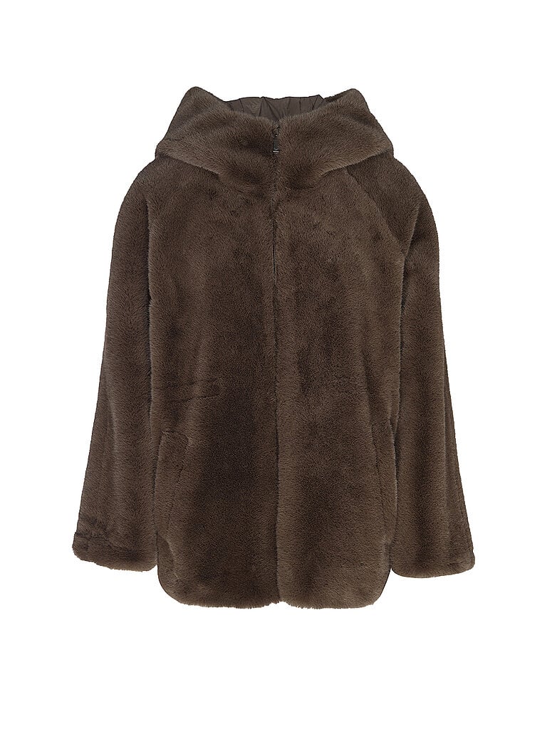 EMPORIO ARMANI Wendejacke in Felloptik braun | 40