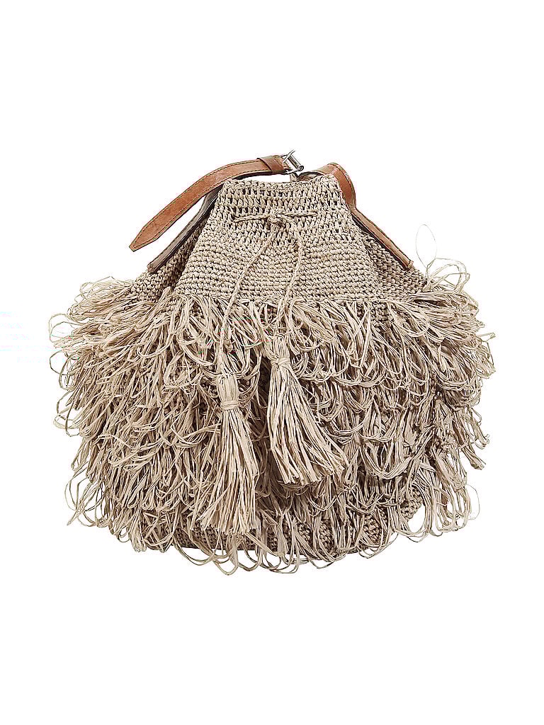 IBELIV Strohtasche - Umhängetasche Fia beige