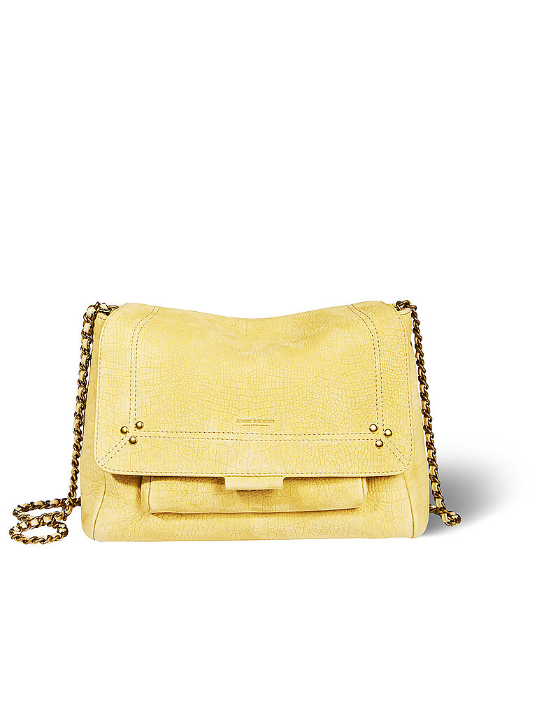 JEROME DREYFUSS Ledertasche - Umhängetasche Lulu M gelb