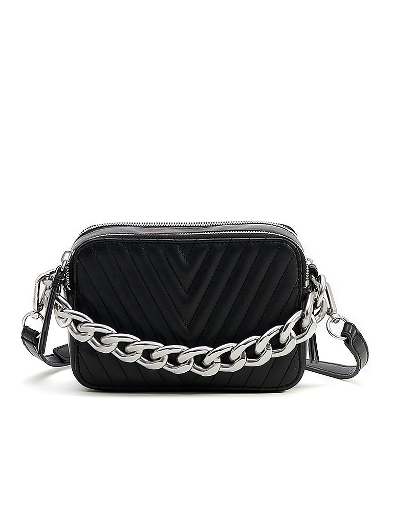 LES VISIONNAIRES Ledertasche - Umhängetasche ELLA schwarz