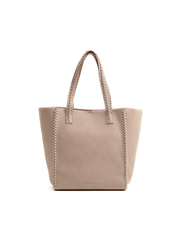 LES VISIONNAIRES Ledertasche - Umhängetasche Aurora beige