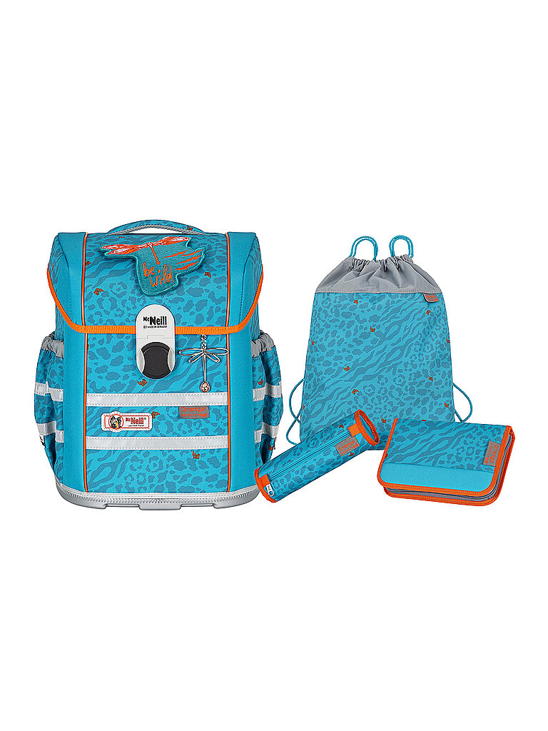 MC NEILL Schultaschen Set 4tlg Mc Addy Ergo Mac Orange