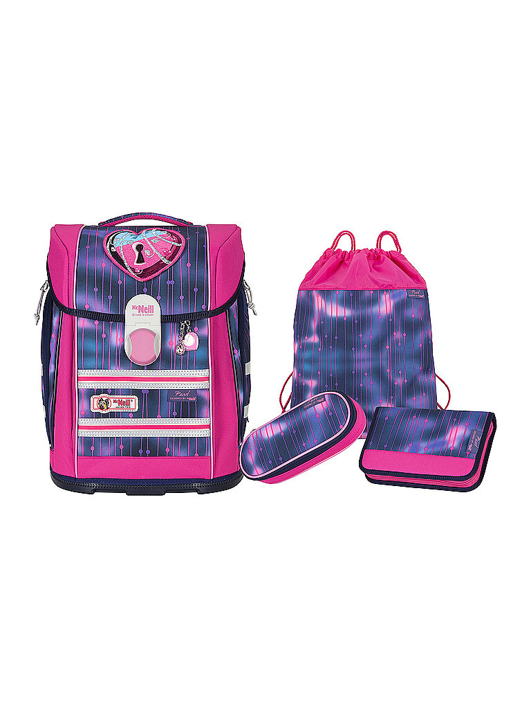 MC NEILL Schultaschen Set 4tlg McLight Ergo Primero Pearl