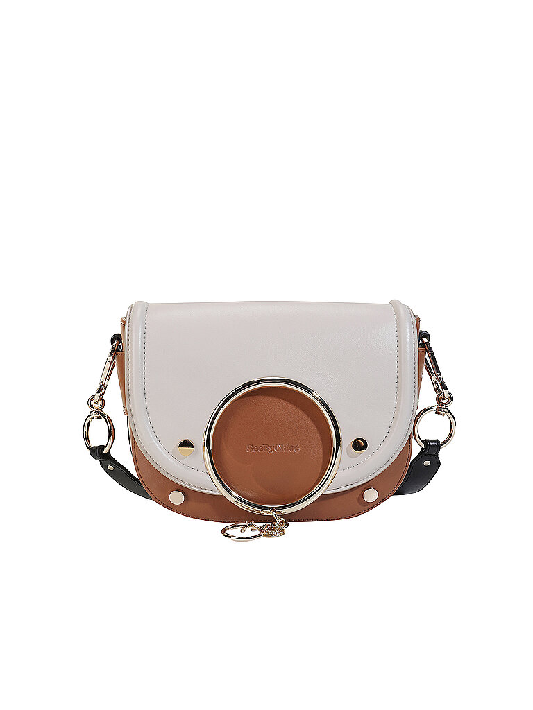 SEE BY CHLOE Ledertasche - Umhängetasche MARA beige