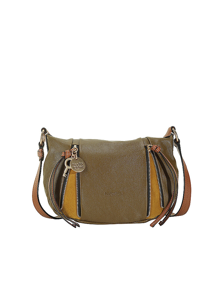 SEE BY CHLOE Ledertasche - Umhängetasche INDRA olive