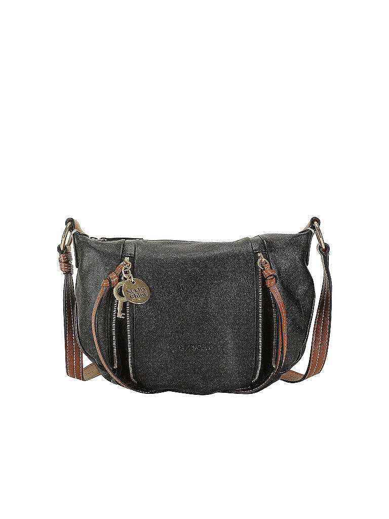 SEE BY CHLOE Ledertasche - Umhängetasche INDRA schwarz