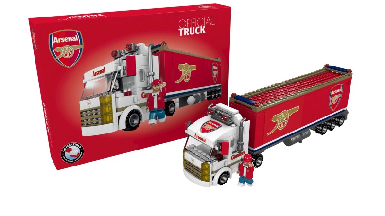 Arsenal London Camion Truck Bausatz 270-teilig