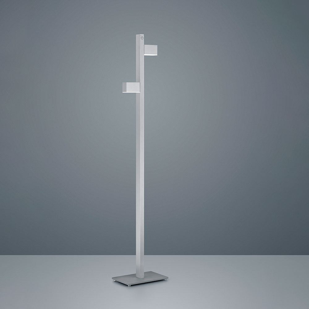 Helestra Arta 27/1801 LED-Stehleuchte-Nickel matt-mit LED (2800K)