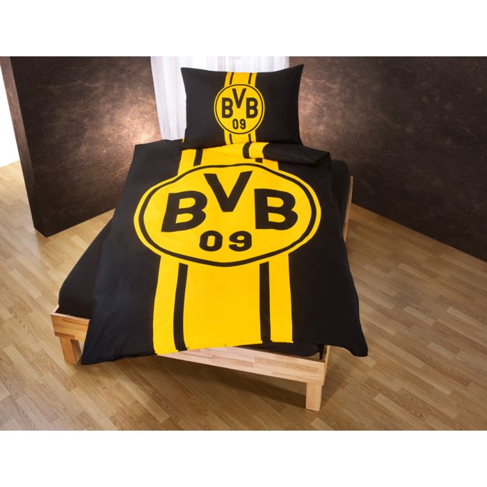 BVB Borussia Dortmund Bettwäsche mit grossem Logo