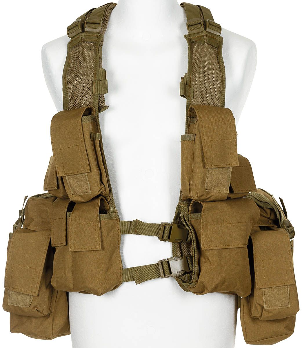 Tactical Weste, div. Taschen, coyote tan