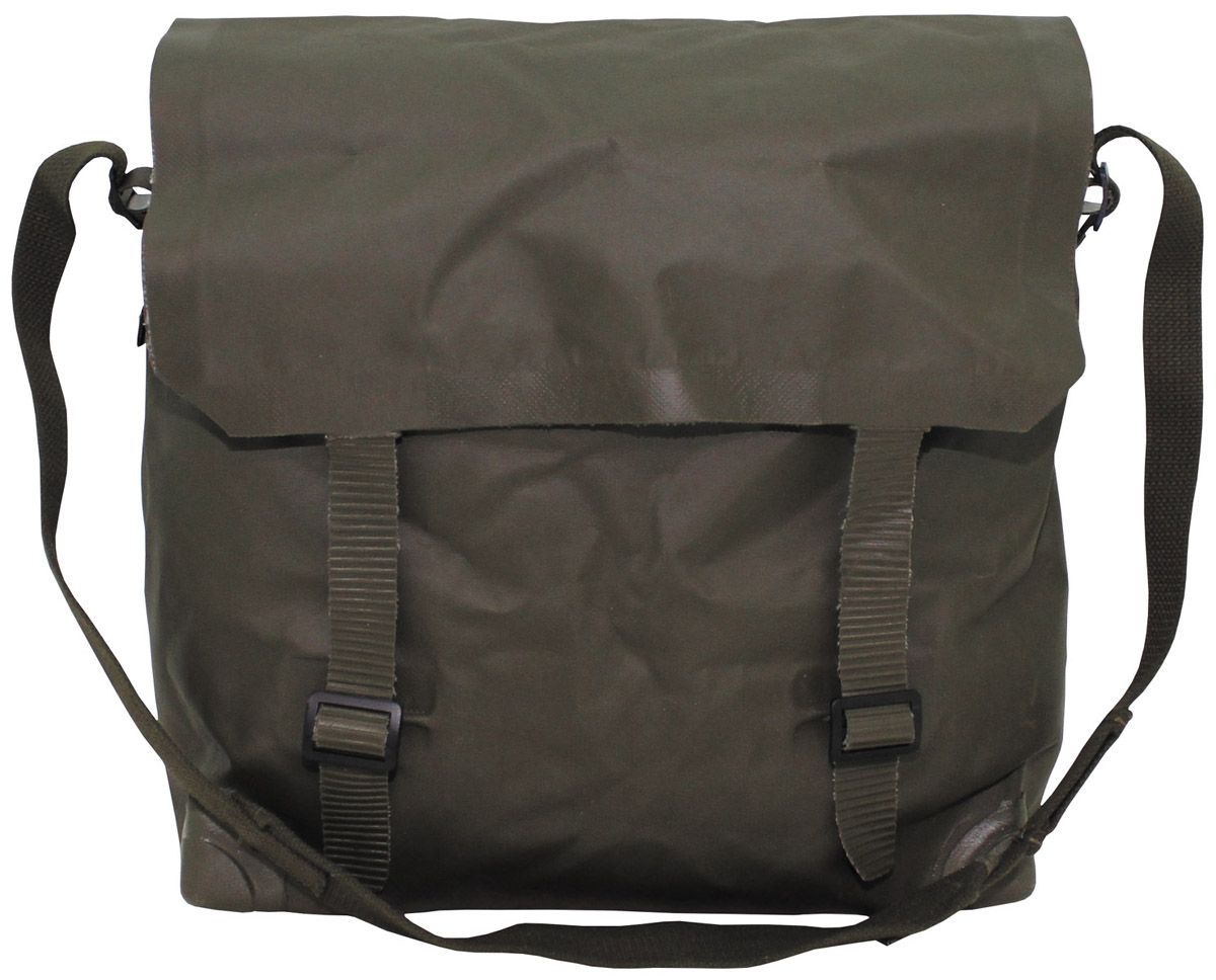 Holl. Umhängetasche, ABC, oliv, Gummi, neuw.