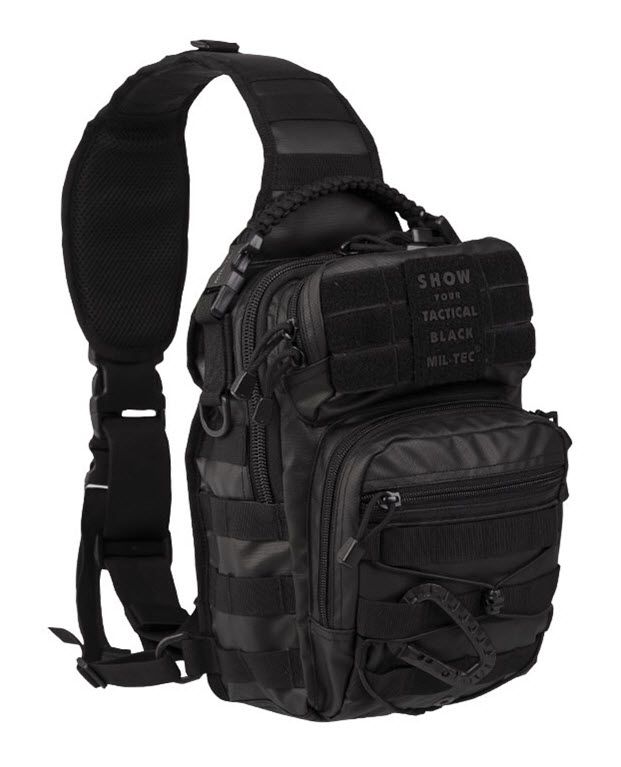 One Strap Assault Umhängetasche Tactical small - schwarz