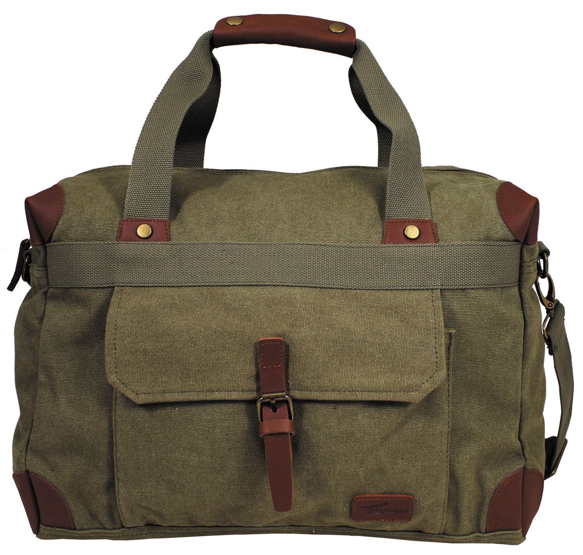 Handtasche, Canvas, 'PT', oliv