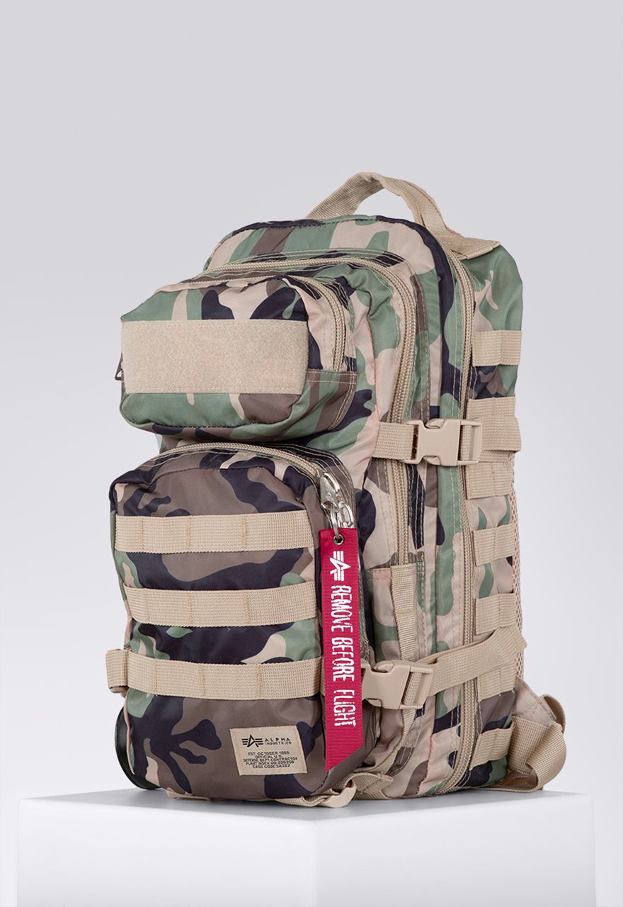 Alpha Industries - Tactical Backpack - woodland camo