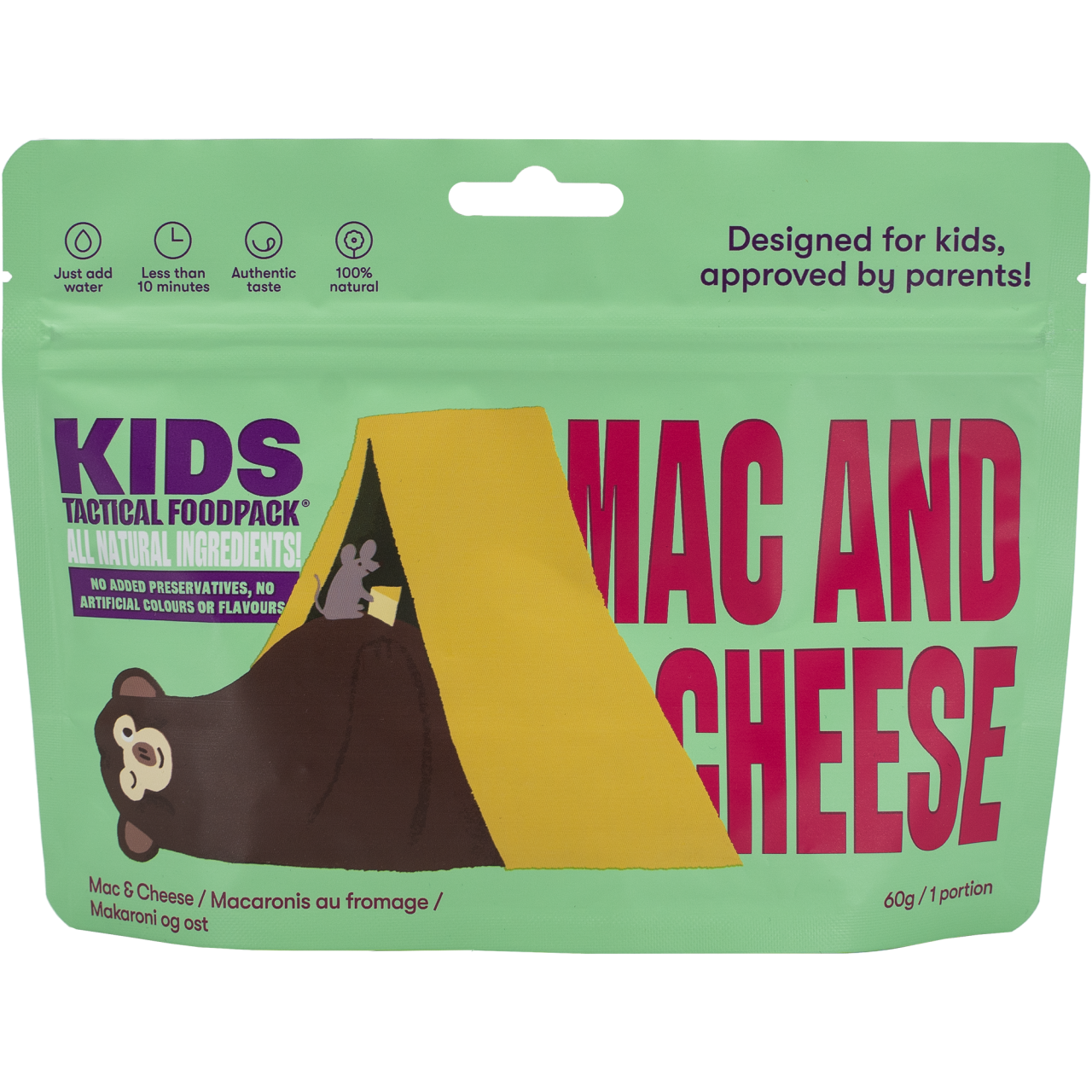 Tactical Foodpack Kids - Mac and Cheese (Makkaroni mit Käse)