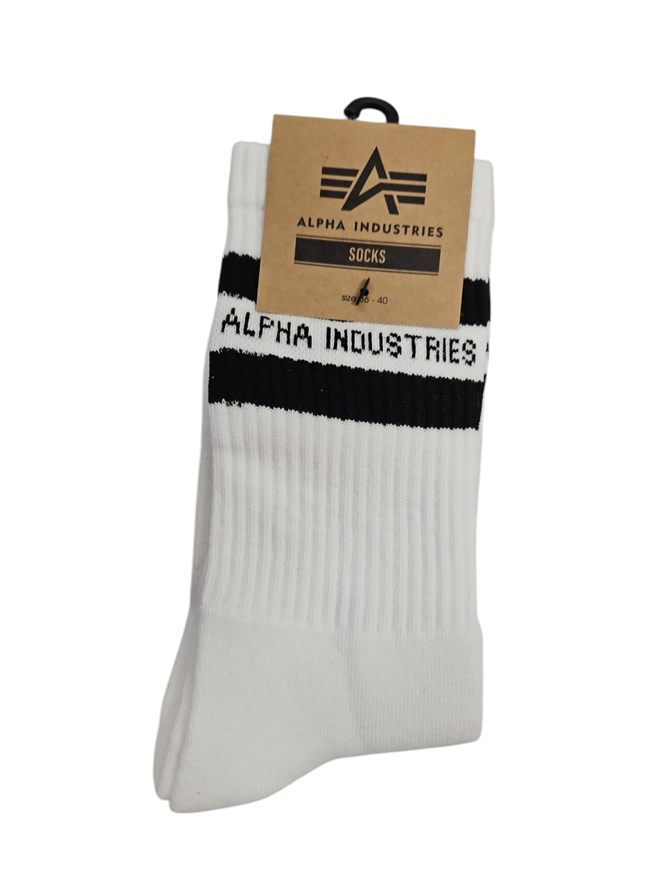 Alpha Industries - Socken mit Logo (weiss)
