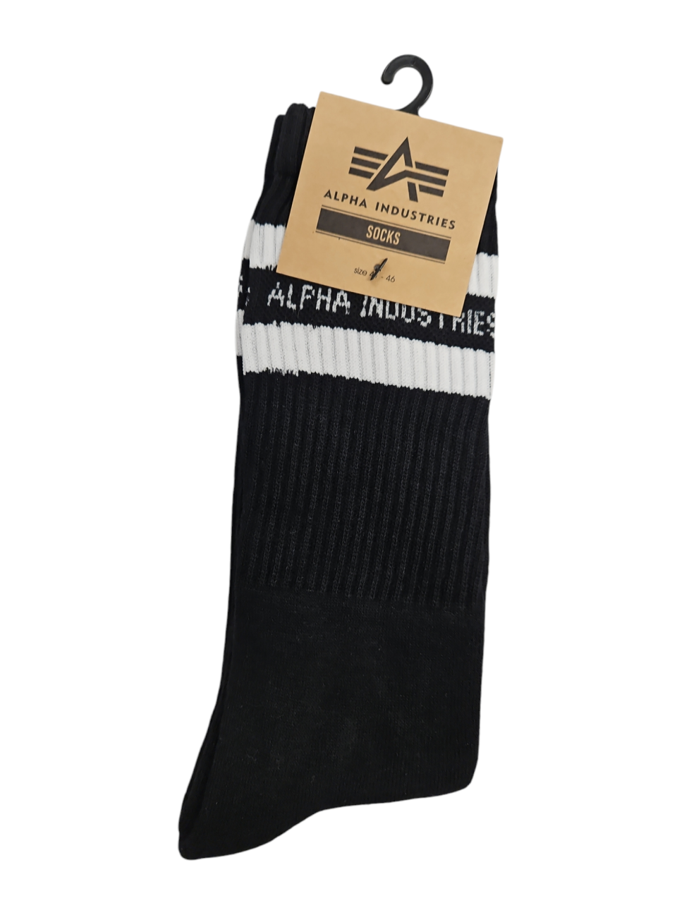 Alpha Industries - Socken mit Logo (schwarz)