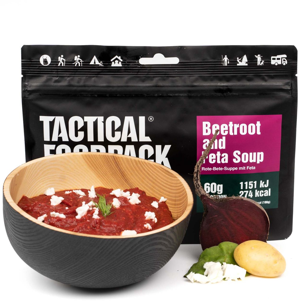 Tactical Foodpack - Beetroot and Feta Soup (Rote-Beete-Suppe mit Feta)