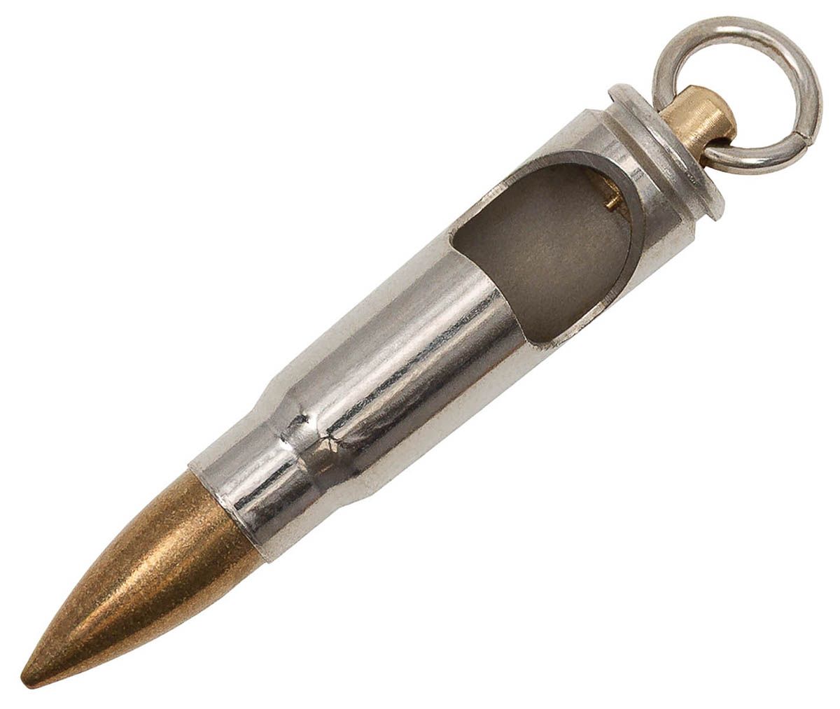 Anhänger-Patrone, 'AK-47', silber, mit Flaschenöffner
