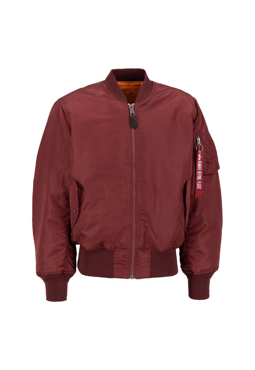 Alpha Industries - Bomberjacke MA-1 burgund