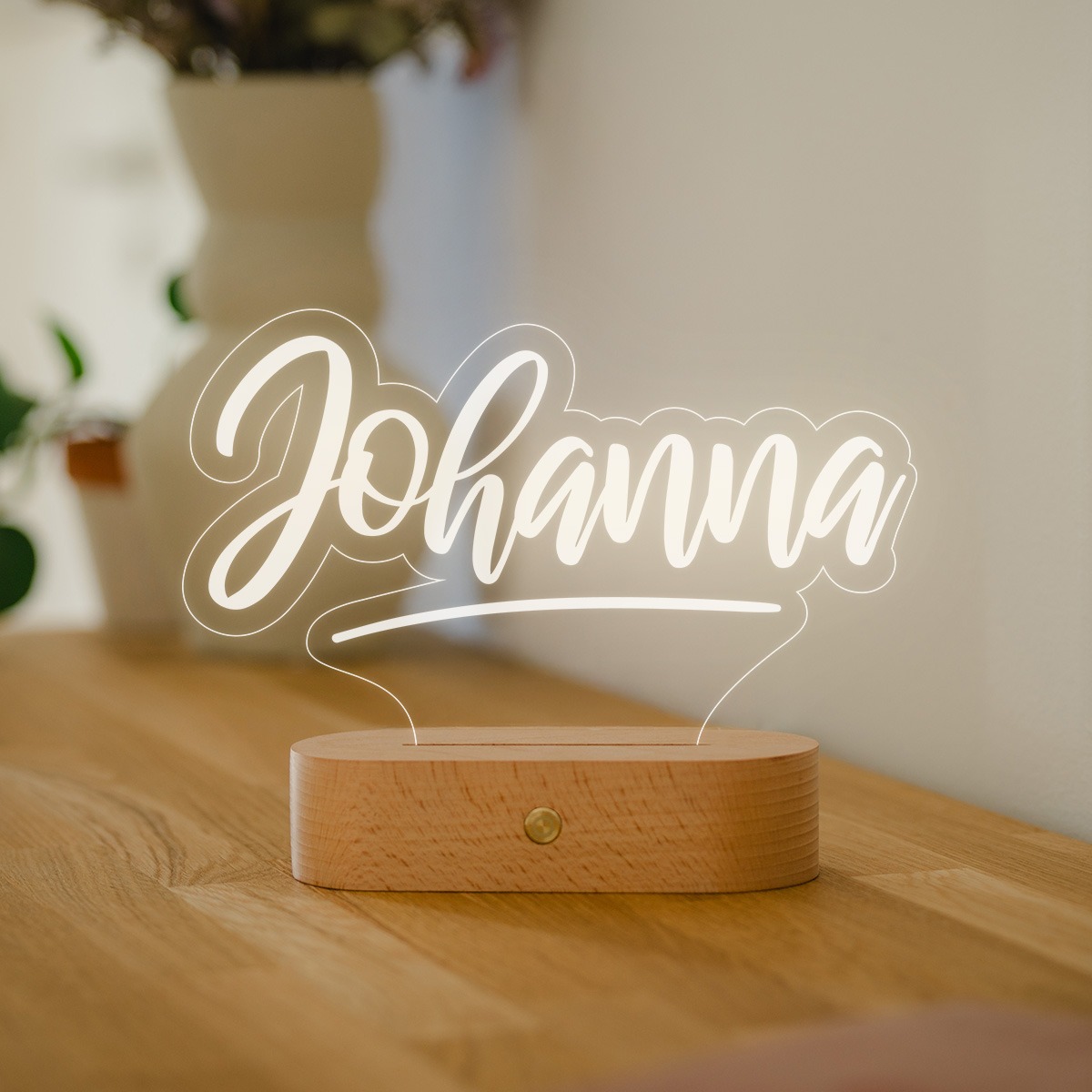 Personalisierbare LED-Lampe mit Name, Valentinstag Geschenk, Geschenke Frauen, Geschenke Freundin, Geschenk Schwester, Romantische Geschenke, Hochzeitsgeschenk, Geschenk, Geschenkidee