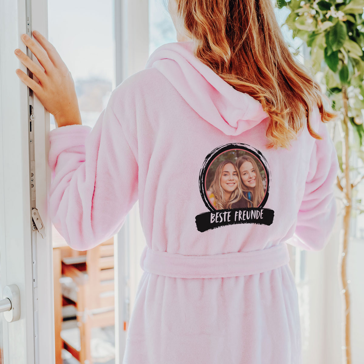 Personalisierbarer Bademantel mit Foto & Text, Valentinstag Geschenk, Fotogeschenk, Geburtstagsgeschenk, Geschenke Frauen, Geschenke Freundin, Geschenk Schwester, Geschenk Mama, Witzige Geschenke, Romantische Geschenke, Hochzeitsgeschenk, Geschenk, Gesche